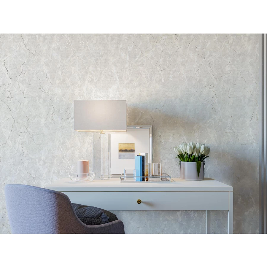 Обои флизелиновые Palitra Home Tudor HomeColor голубые HC31192-16 1,06х10,05 м