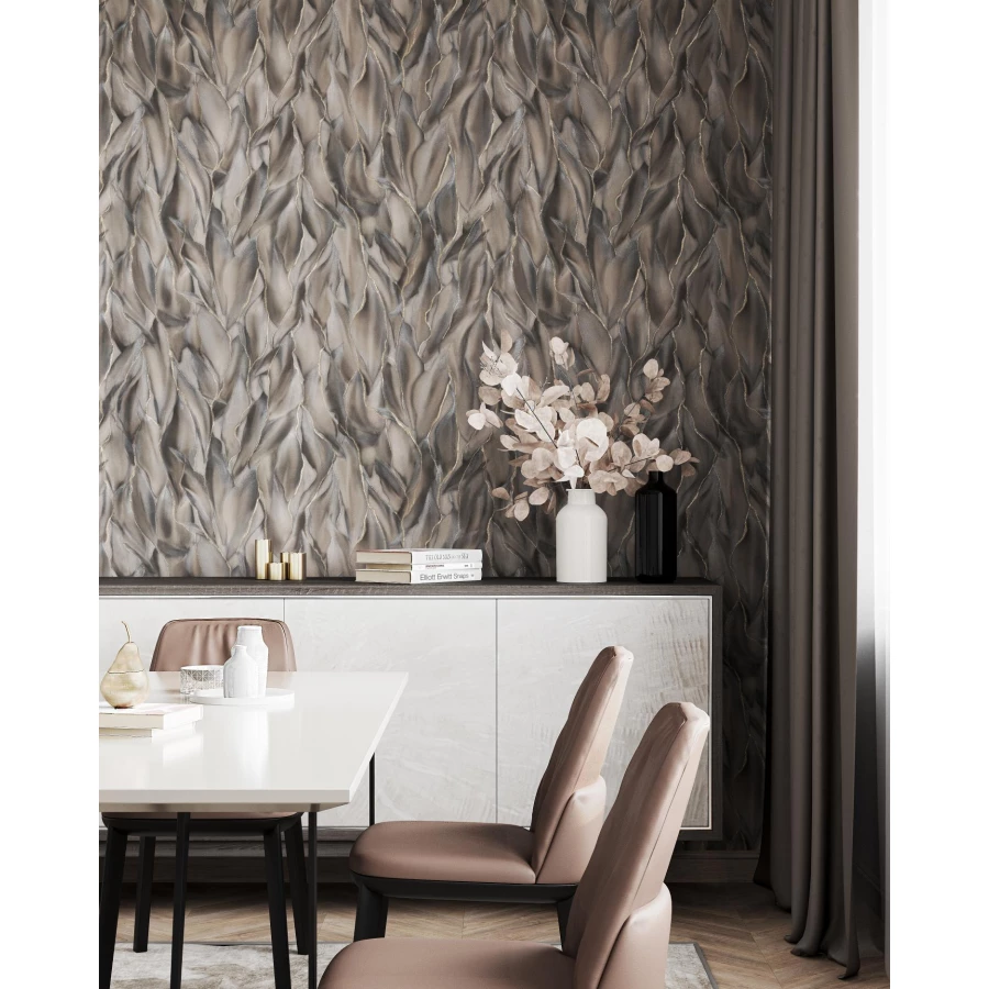 Обои флизелиновые Palitra Home HomeColor Rumfa серые HC71785-14 1.06х10.05 м