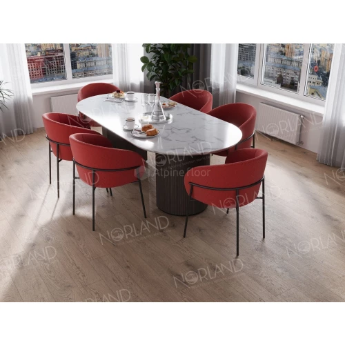 Каменный SPC ламинат Alpine Floor Norland Sigrid Greze 1001-13 34 класс 3.5 мм 2.2326 кв.м 122х18.3 см