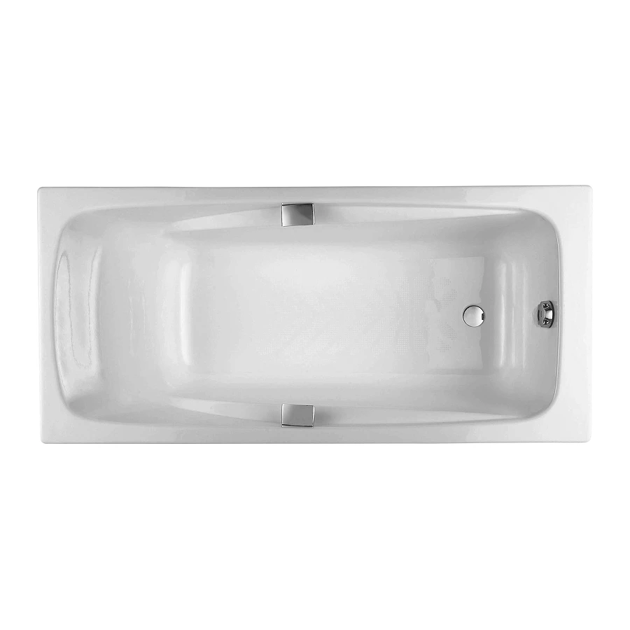 Ванна Jacob Delafon Rub repos с отверстиями для ручек E2929-00 160х75 см