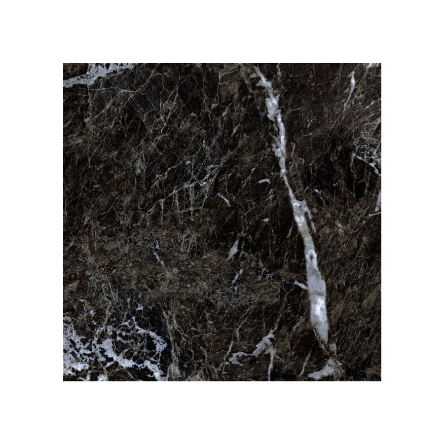 Керамогранит Gresse Simbel carbon Мрамор черно белый матовый GRS05-03M 600*600*10мм 60х60 см