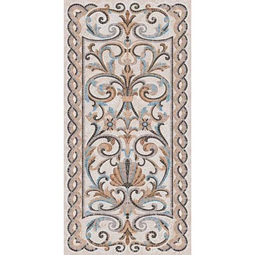 Керамогранит Kerama Marazzi Ковры бежевый декорированный лаппатированный SG590802R 238,5х119,5 см