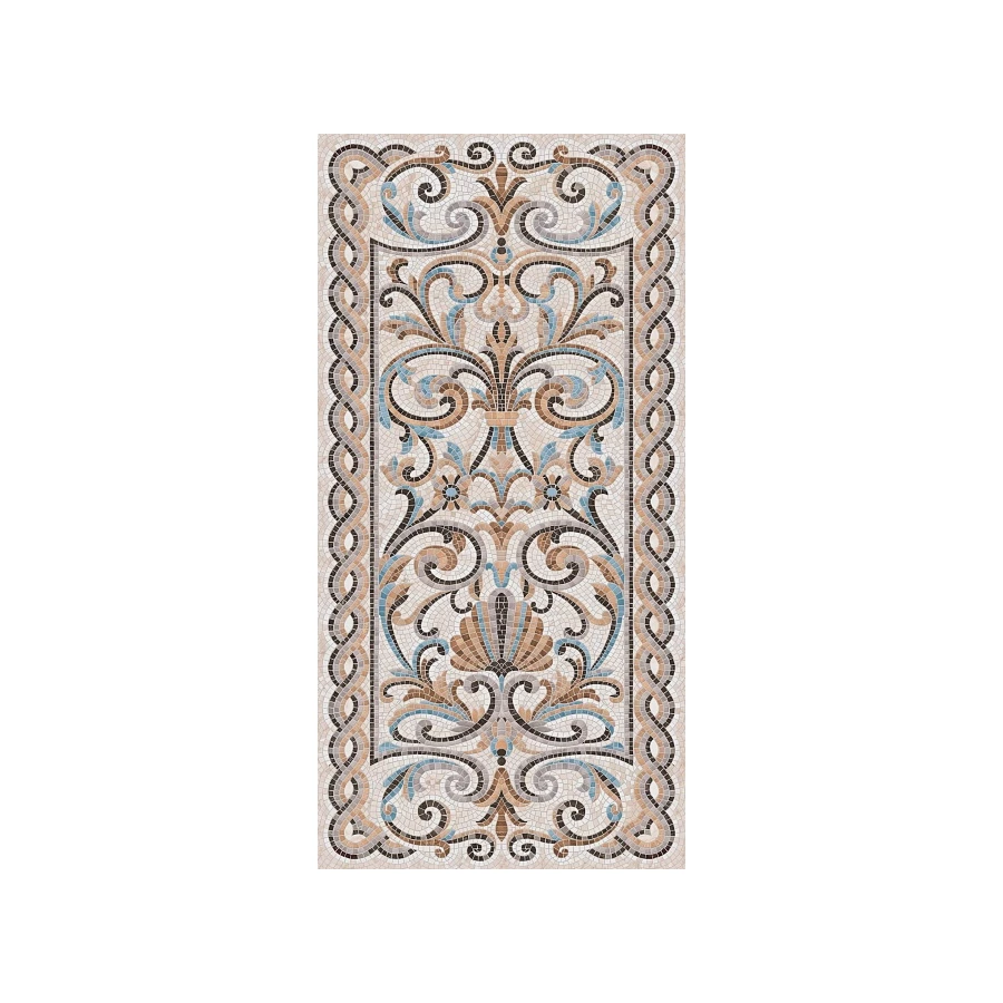 Керамогранит Kerama Marazzi Ковры бежевый декорированный лаппатированный SG590802R 238,5х119,5 см