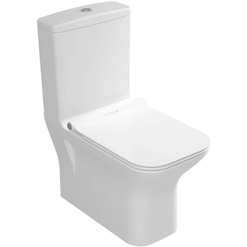 Унитаз напольный Serel Nita с тонким сиденьем с микролифтом NT12SL