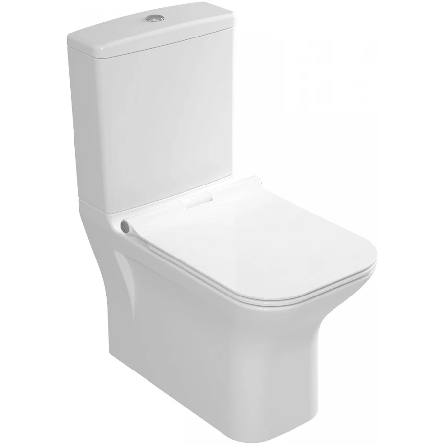 Унитаз напольный Serel Nita с тонким сиденьем с микролифтом NT12SL