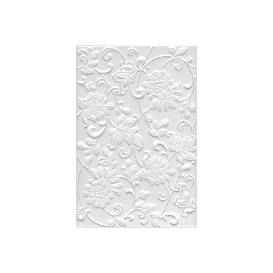Плитка настенная Kerama Marazzi Аджанта цветы белый 8216 20х30