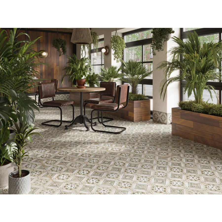 Плитка напольная Peronda FS Porto Iria матовый бежево-оливковый 0100339337 45х45 см