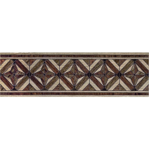 Бордюр напольный InterCerama Massima коричневый 50*15 см