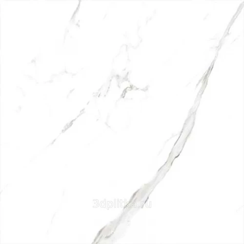 Керамогранит Casalgrande Padana Marmoker Statuario Grigio Lucido глянцевый белый 2951317 60х60 см