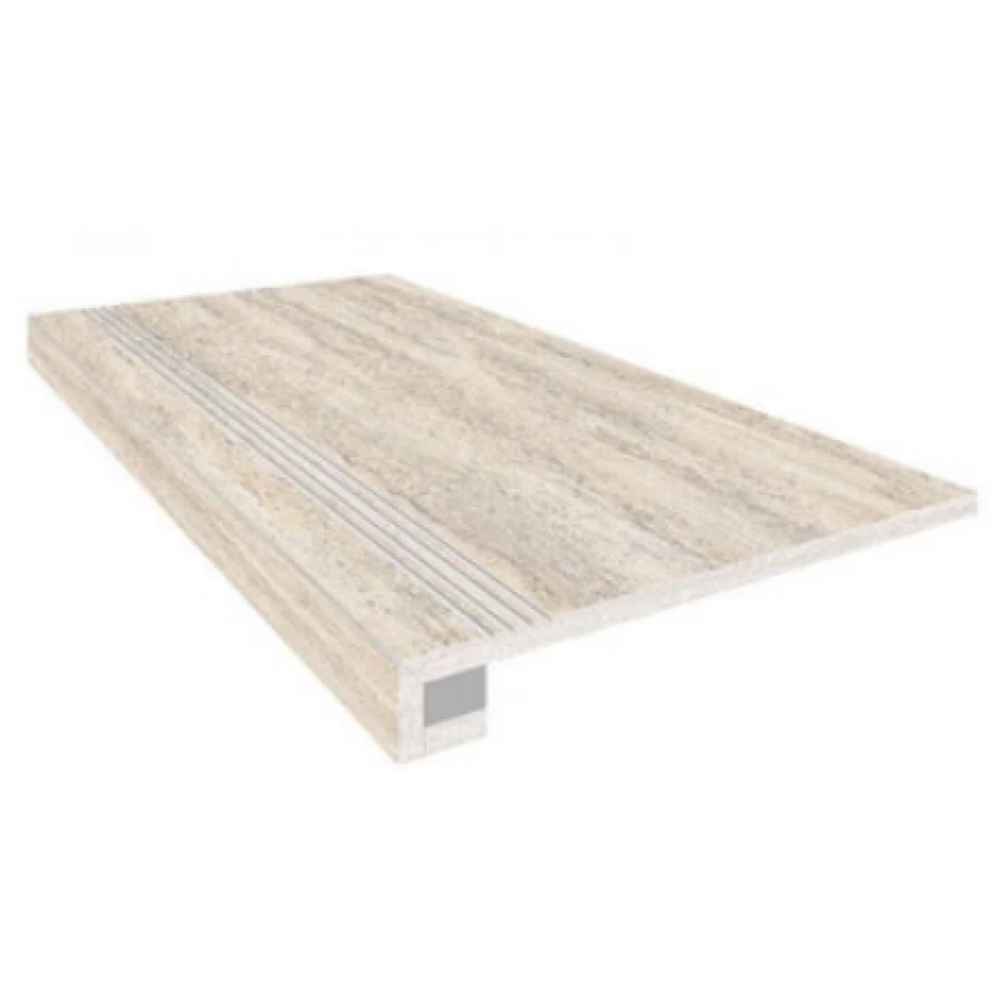 Комплект Estima Jazz Ступень JZ04 33x120 неполированный прямоугольный бортик Подступенок 14,5x120 32734