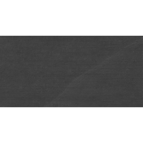 Керамогранит Laparet Badrock Shadow PRO Deco Lines R10Soft MSTR CB матовый графитовый 120х60 см