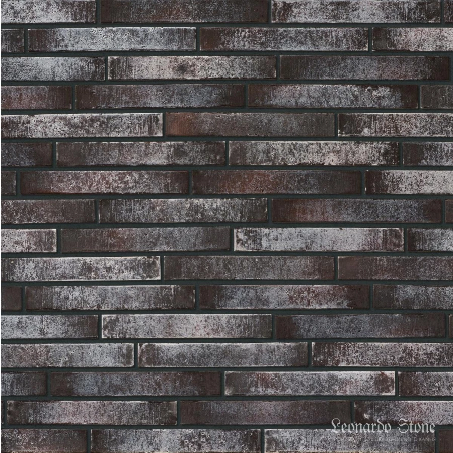 Ригельный кирпич Leonardo Stone Сиэтл 786 36,5х5х1,5 см