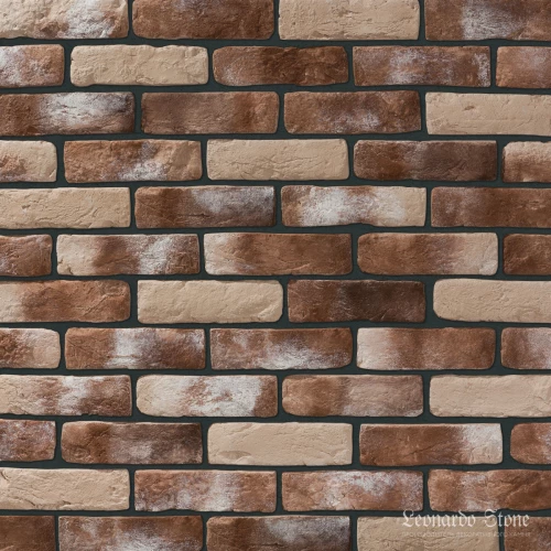Плитка под кирпич Leonardo Stone Орлеан 333 25-28х7-8х1,7 см