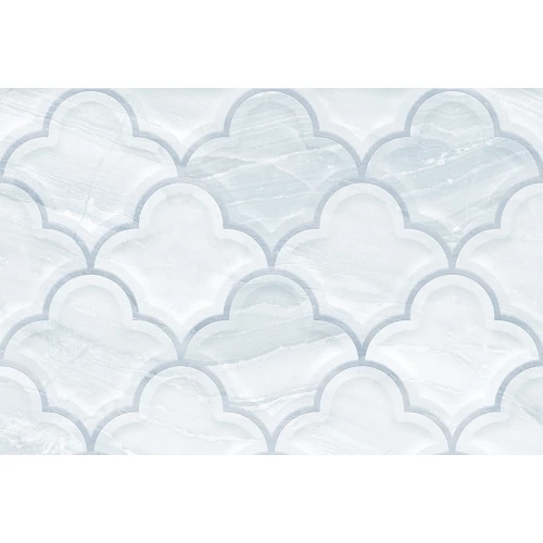 Плитка облицовочная Global Tile Ars орнамент голубой 40*27 см