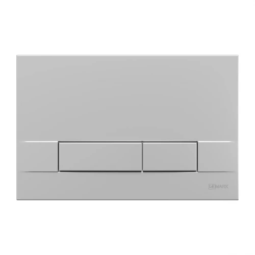 Кнопка смыва Lemark Bit для инсталляции механическая хром матовый 9803007