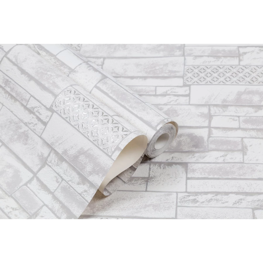 Обои виниловые Palitra Home Antic HomeColor бежевые HC11058-14 0,53х10,05 м