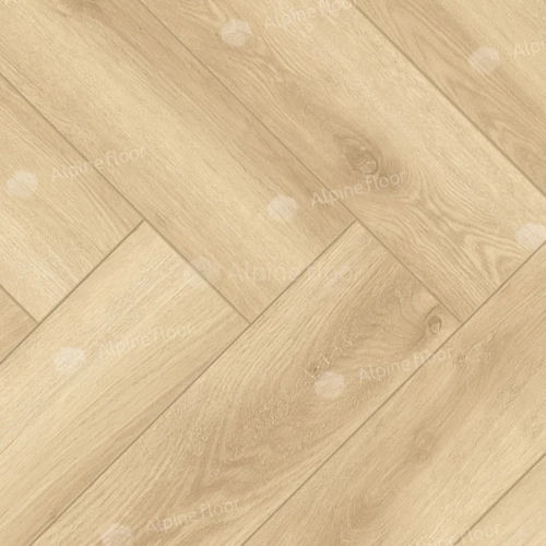 Ламинат Alpine Floor Herringbone Дуб Шампань LF102-5 33 класс 8 мм 2.2034 кв.м 60.6х10.1 см