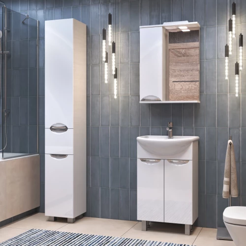 Зеркало шкаф Vigo Callao 500 навесной левый со спотом z.CAL.50.L.El 50x70 см