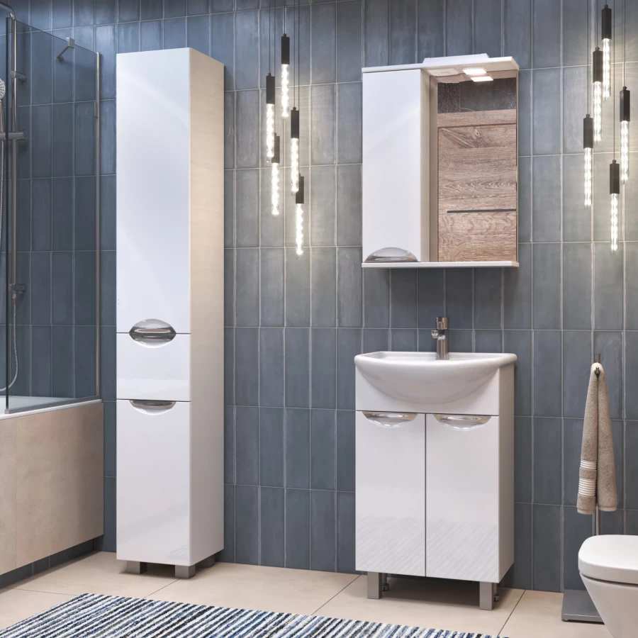 Зеркало шкаф Vigo Callao 500 навесной левый со спотом z.CAL.50.L.El 50x70 см