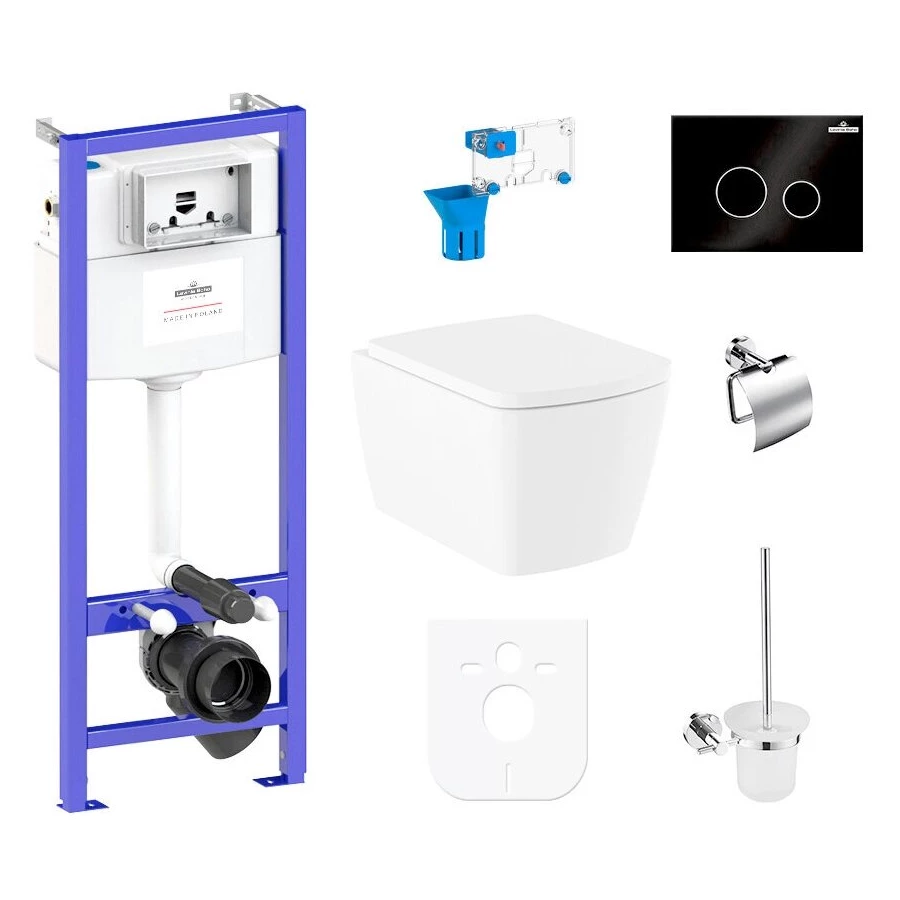 Унитаз Lavinia Boho Relfix Aveo Rimless 97010096 (комплект 9 в 1)