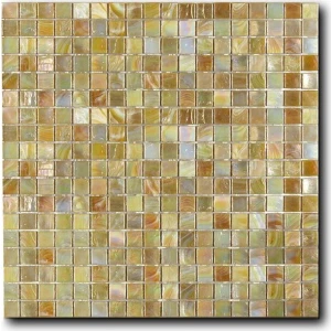 Стеклянная мозаика Art&Natura Classic Glass Noemie 2 15x15 глянцевая бежевая noemie2 29,5x29,5 см