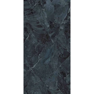 Керамогранит Belleza Covelano Teal High Glossy глянцевый черный 120х60 см