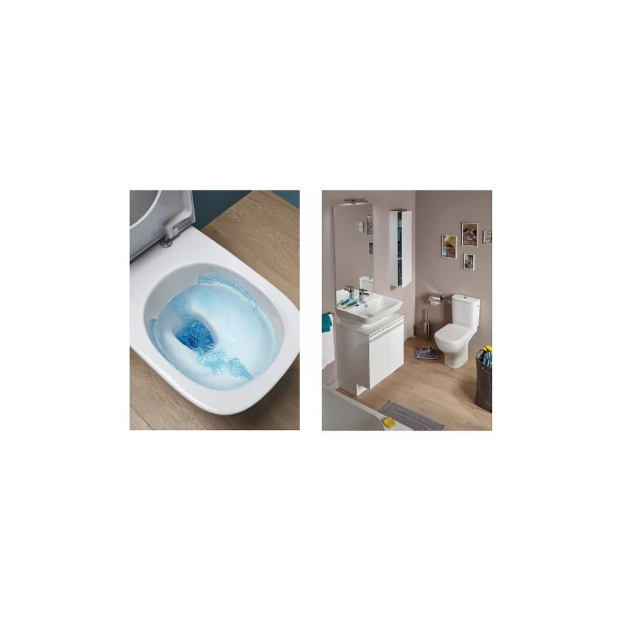 Чаша унитаза-компакта Jacob Delafon Struktura безободковая UJX102-00