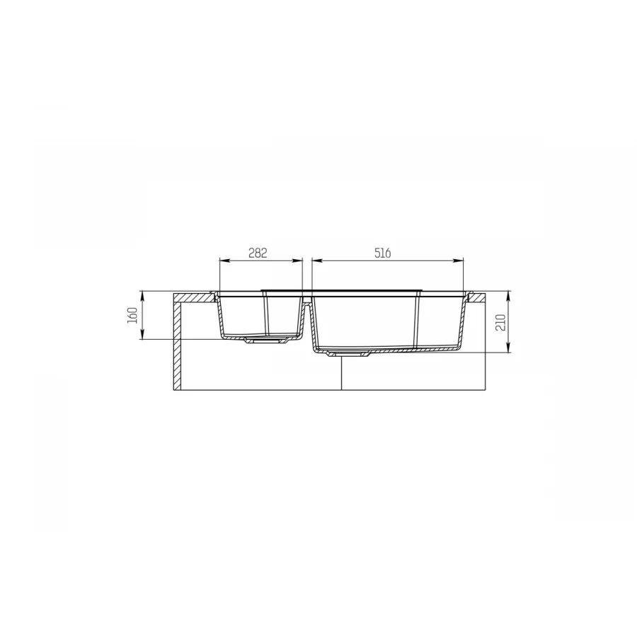 Мойка Kit Kraken Creek Grey Y-900M.7032 90х50 см