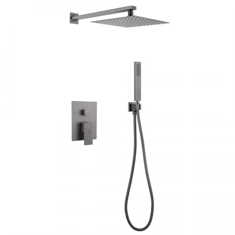 Душевая система Abber Daheim скрытого монтажа без излива никель AF8219NG