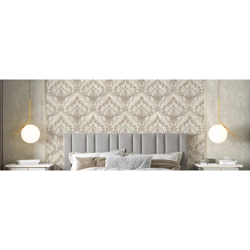 Обои флизелиновые Deluxe Аспект Deluxe Рафаэль бежевые 70427-22 1,06х10,05 м