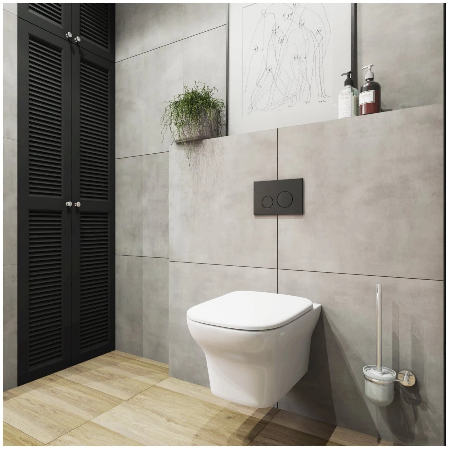 Унитаз Lavinia Boho Relfix Bristol Rimless 77050197 (комплект 6 в 1)