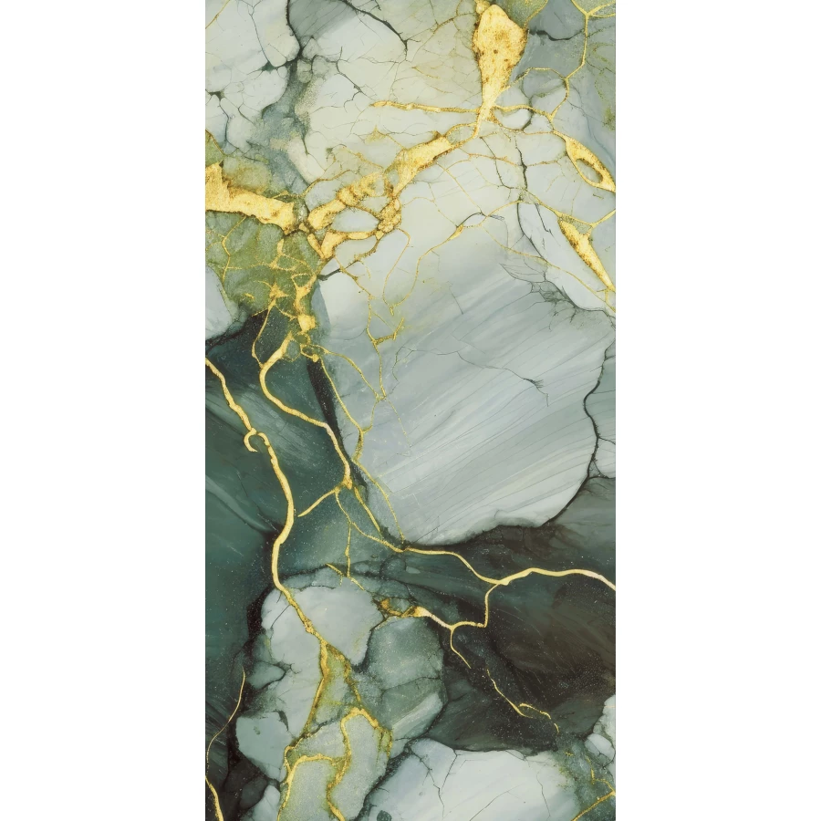 Керамогранит Seratonia Glossy Dream Gold светло-зеленый 120х60 см