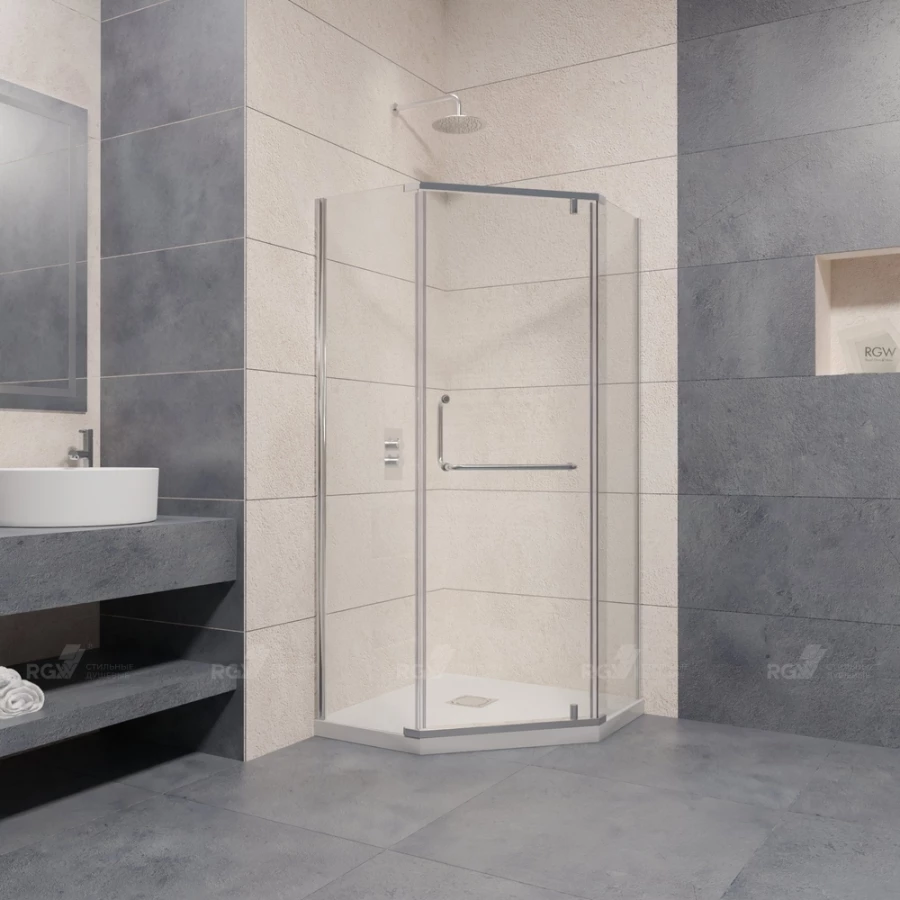 Душевой уголок RGW PA-081 Прозрачное 35088100-11 100х100 см