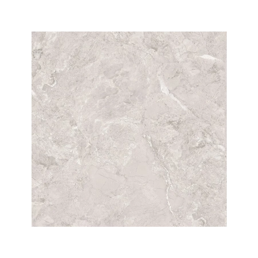 Керамогранит Planet Ceramics UK-779 глянцевый бежево-серый 80х80 см