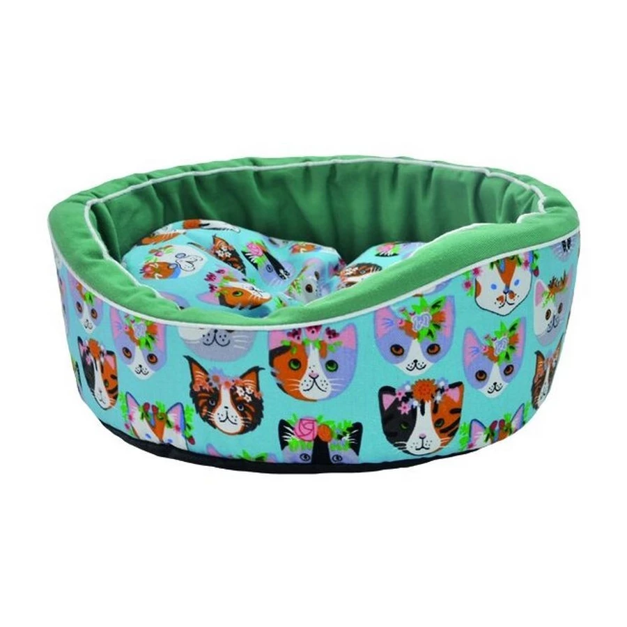 Лежак Homepet Канвас большой коты для домашних животных 49х43х17 см