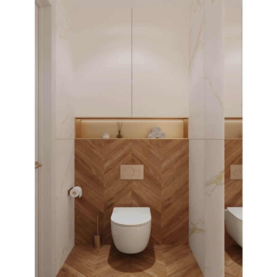 Керамогранит Bonaparte Hardwood Brown Rect Matt матовый коричневый 120х60 см