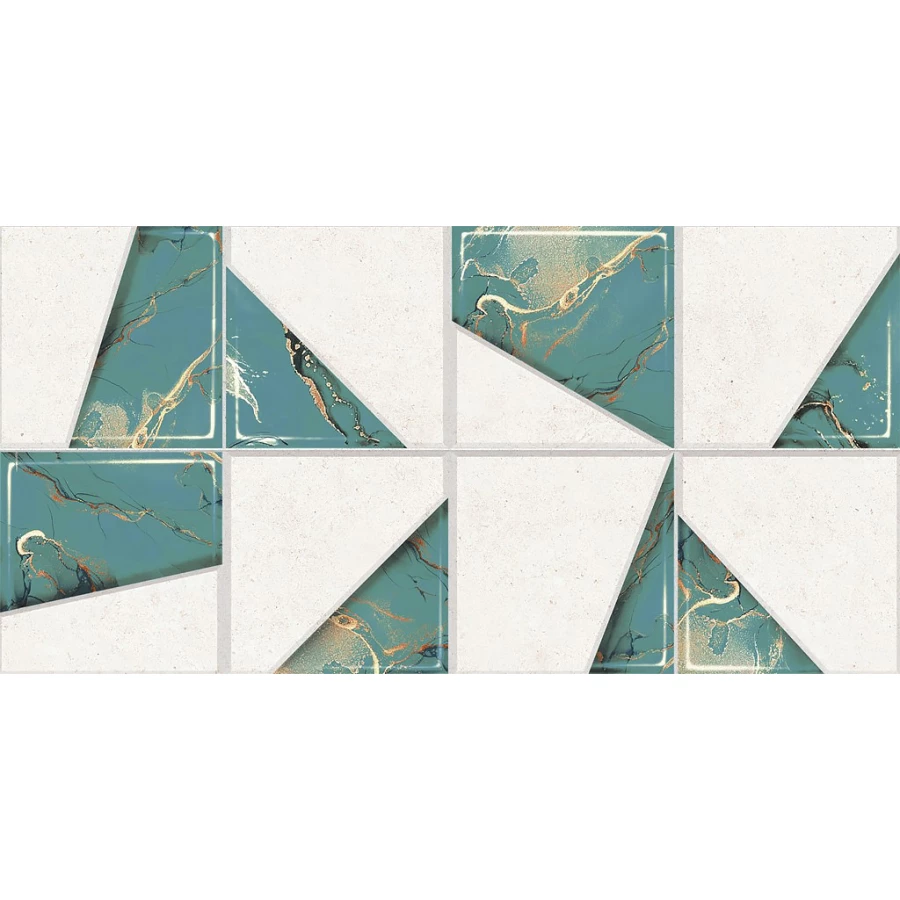 Плитка настенная AltaCera Enigma Lava бело-голубой 24,9*50 см