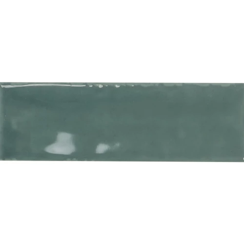 Керамогранит Monopole Artisan Turquoise глянцевый бирюзовый 15x5 см