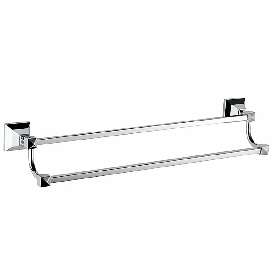 Полотенцедержатель трубчатый Azario Altre двойной хром AZ96002B 60 см