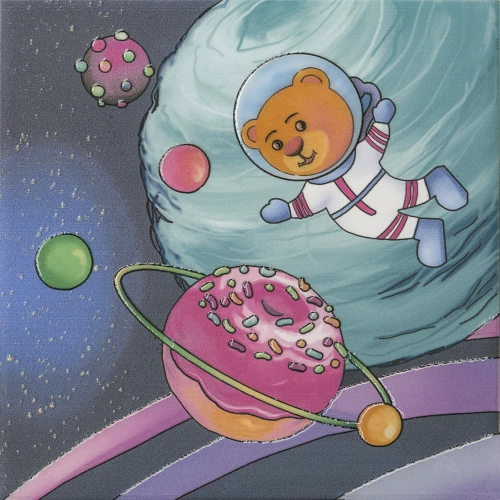 Плитка настенная Kerama Marazzi Космос 3 Декор полуматовый фиолетовый VT/A381/5009 20x20 см