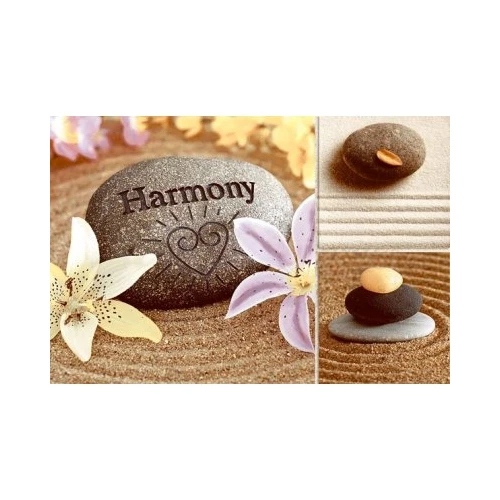 Декоративный массив Нефрит-Керамика Гармония бежевый 20х30 см