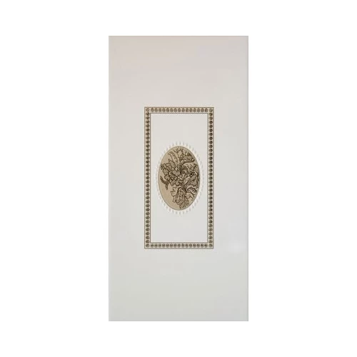 Декор Нефрит-Керамика Мидаль коричневый 04-01-1-08-03-15-249-0 20х40 см