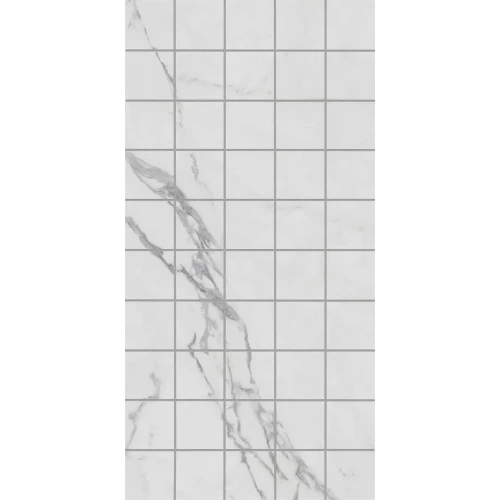 Декор чипсет Kerama Marazzi Коррер обрезной глянцевый белый KMD2PTG003BR 60x30 см