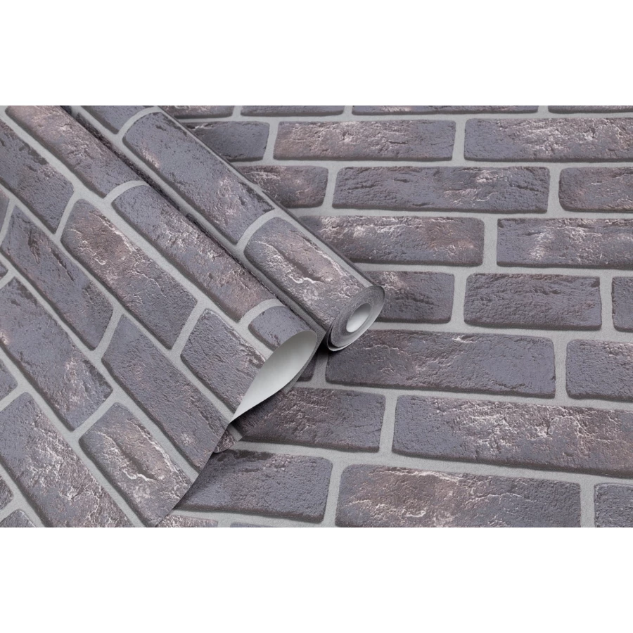 Обои флизелиновые Palitra Home Anime HomeColor серые HC72284-65 1,06х10,05 м