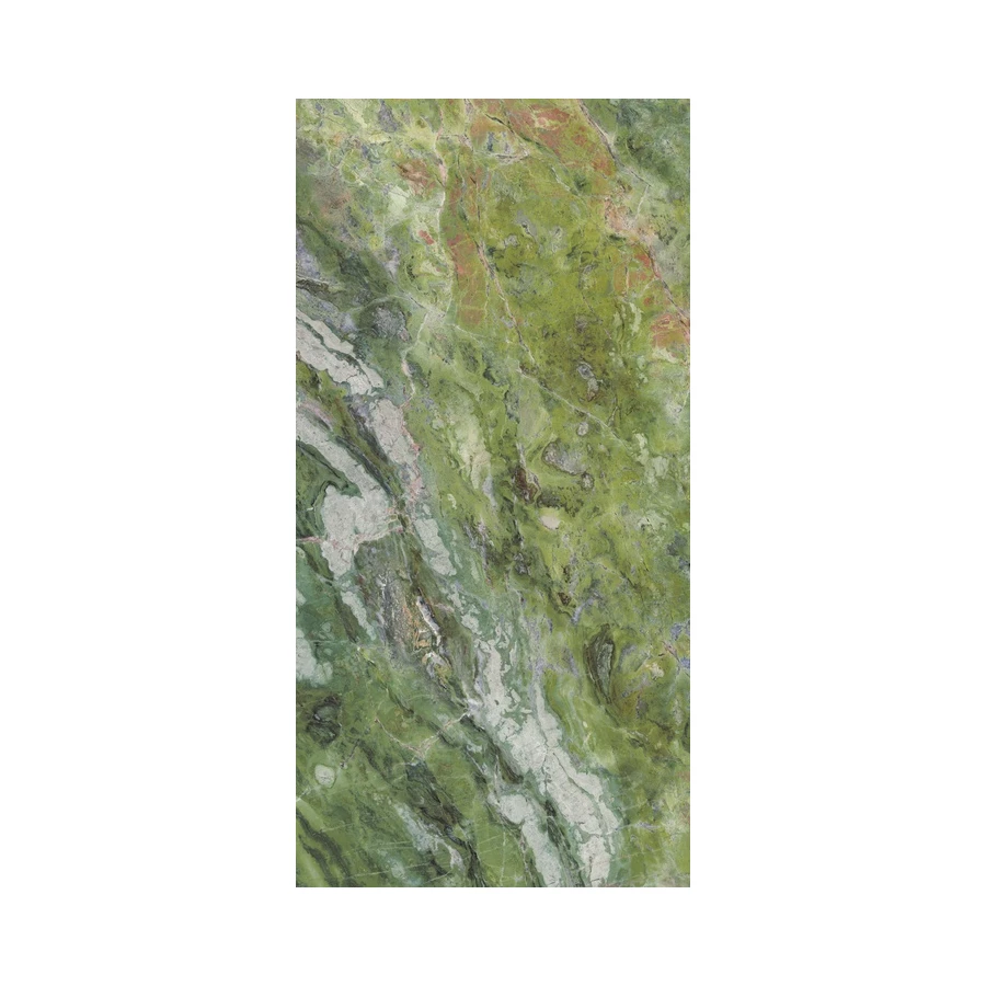 Керамогранит Ariostea Ultra Marmi Brilliant Green Lucidato Shiny 6 мм глянцевый зеленый UM6L300635 300х150 см