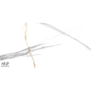 Керамогранит NT Ceramic Marmo Maritaca Statuario Ultra White Полированный NTT99513M 120х60 см