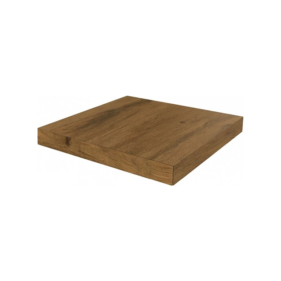 Ступень угловая клееная левая из керамогранита Kerama Marazzi Сальветти матовая темно-бежевая SG506420R/GCS 33x33 см