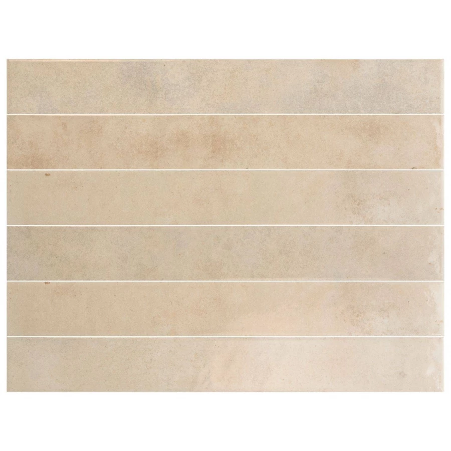 Плитка настенная Equipe Verticale Home глянцевая бежевая 31922 40х5 см