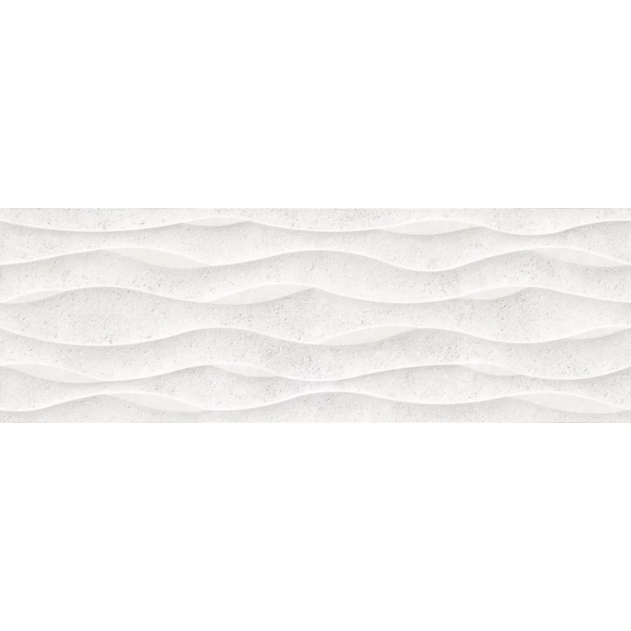 Декор Peronda Гроунд Вхите Децор / Ground White Decor матовый белый 34814 100х33,3 см