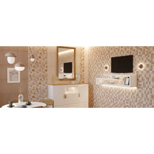 Плитка настенная Нефрит-Керамика Пене коричневый 00-00-5-10-30-15-1014 1,625 м2, 50х25 см